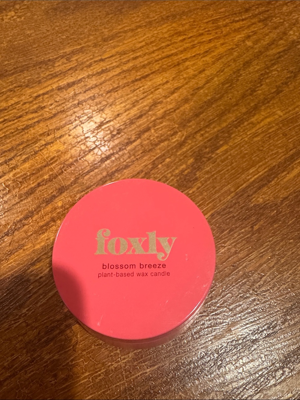 Fox Blossom Breeze Candle - Coral Pink